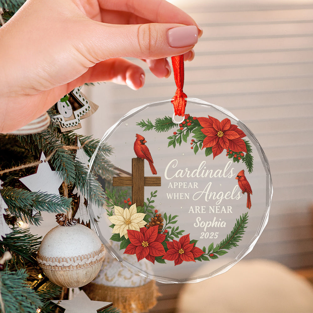 Custom Memorial Cardinal For Family, Dad, Mom