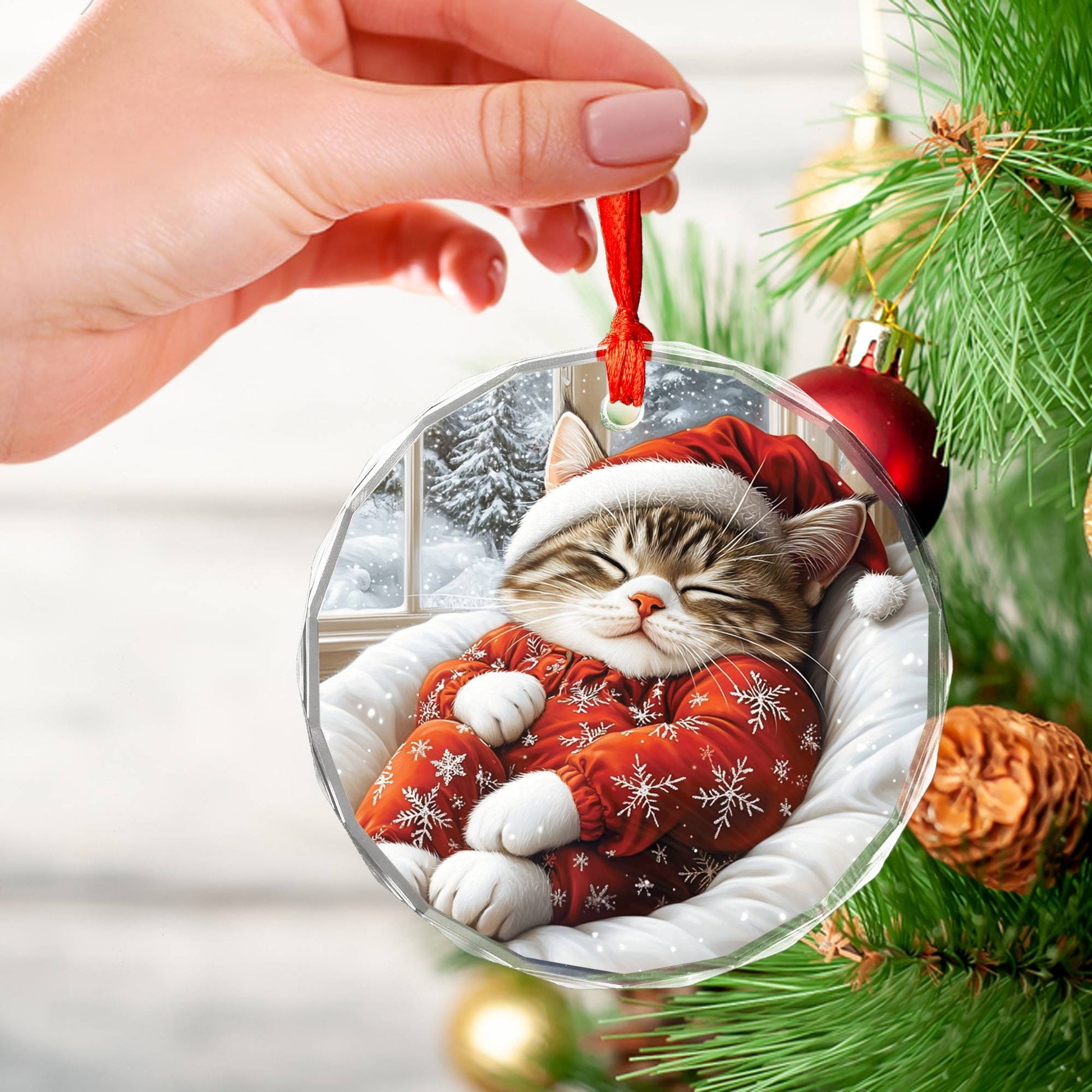 Siamese cat Sleeping In Bed Design 1