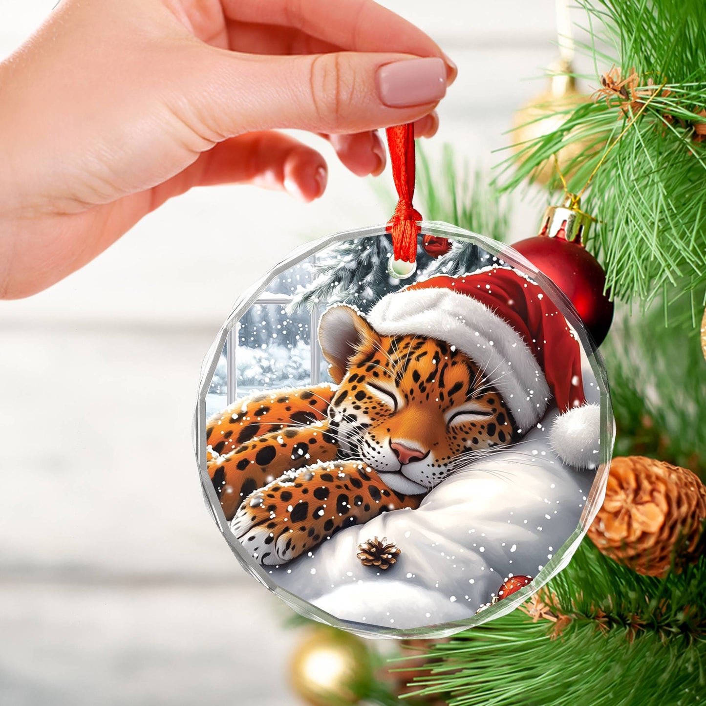 Jaguar Sleeping In Bed Design 3