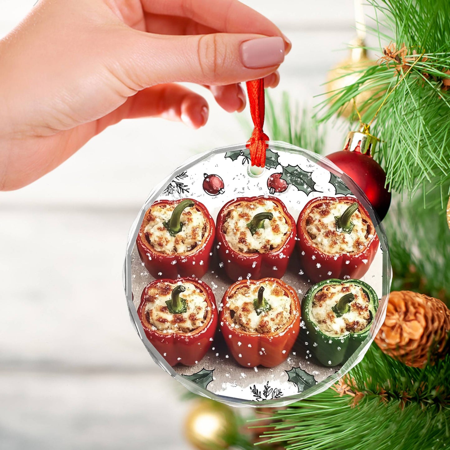 Stuffed Bell Peppers Close up Design 3