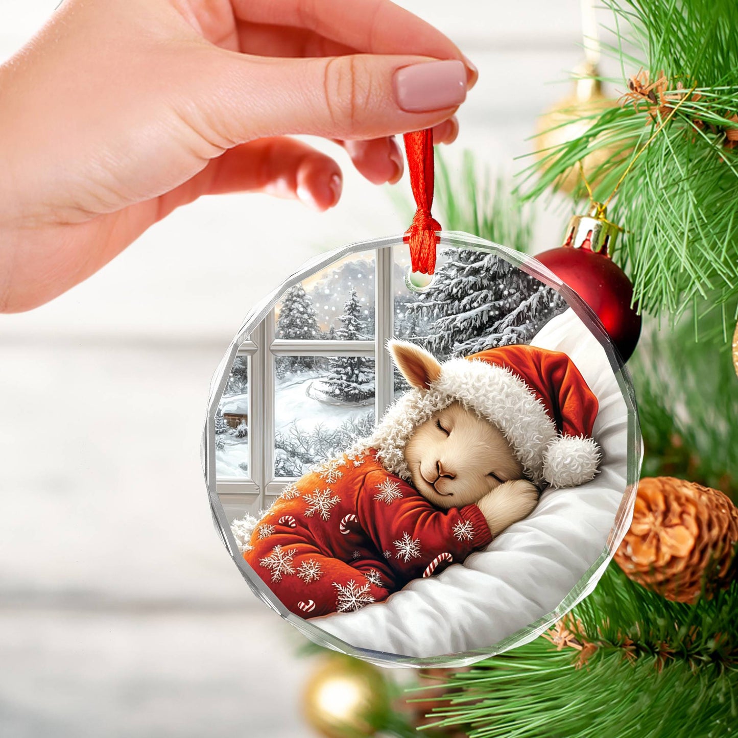 Sheep Sleeping In Bed Design 2