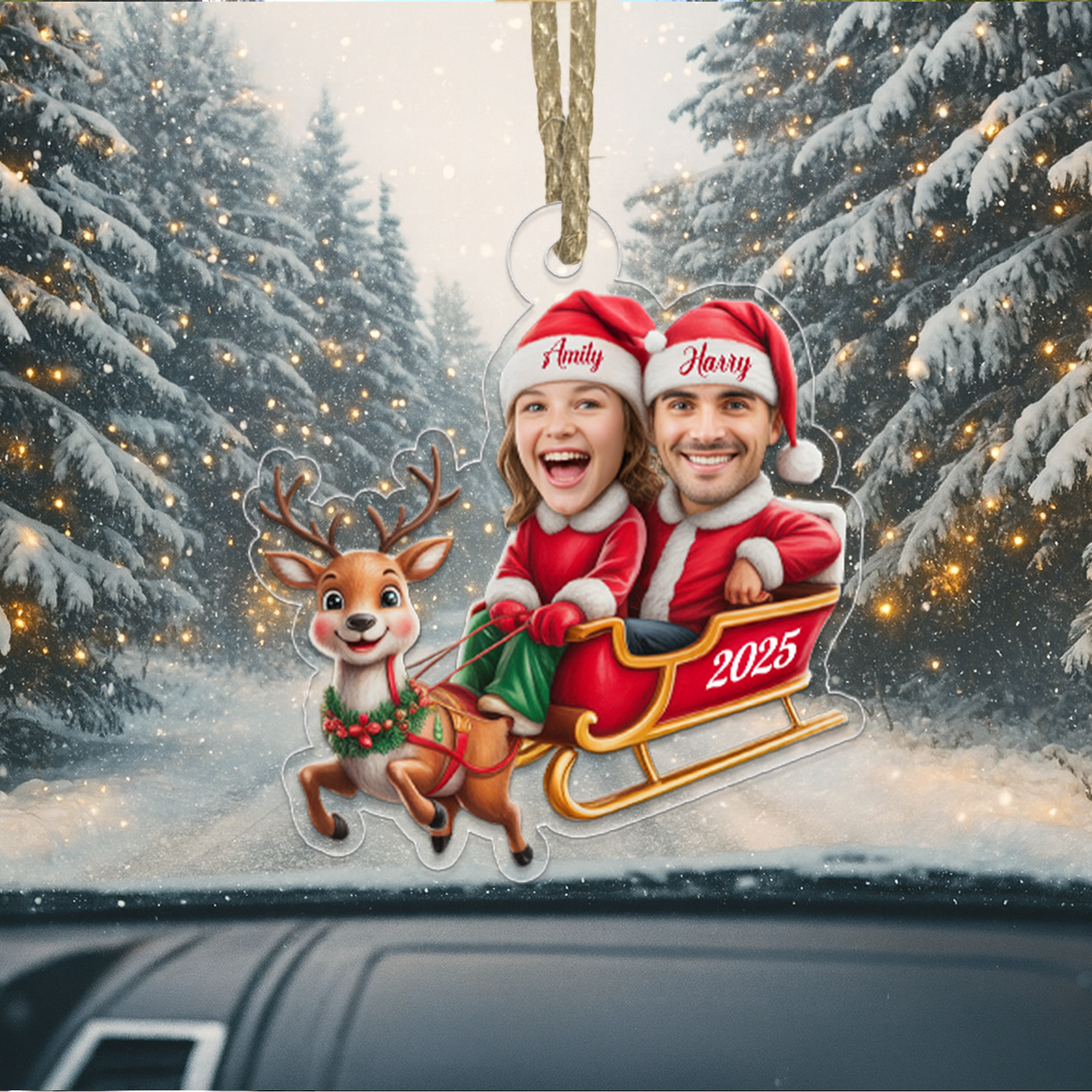 Personalized Couple Names Christmas