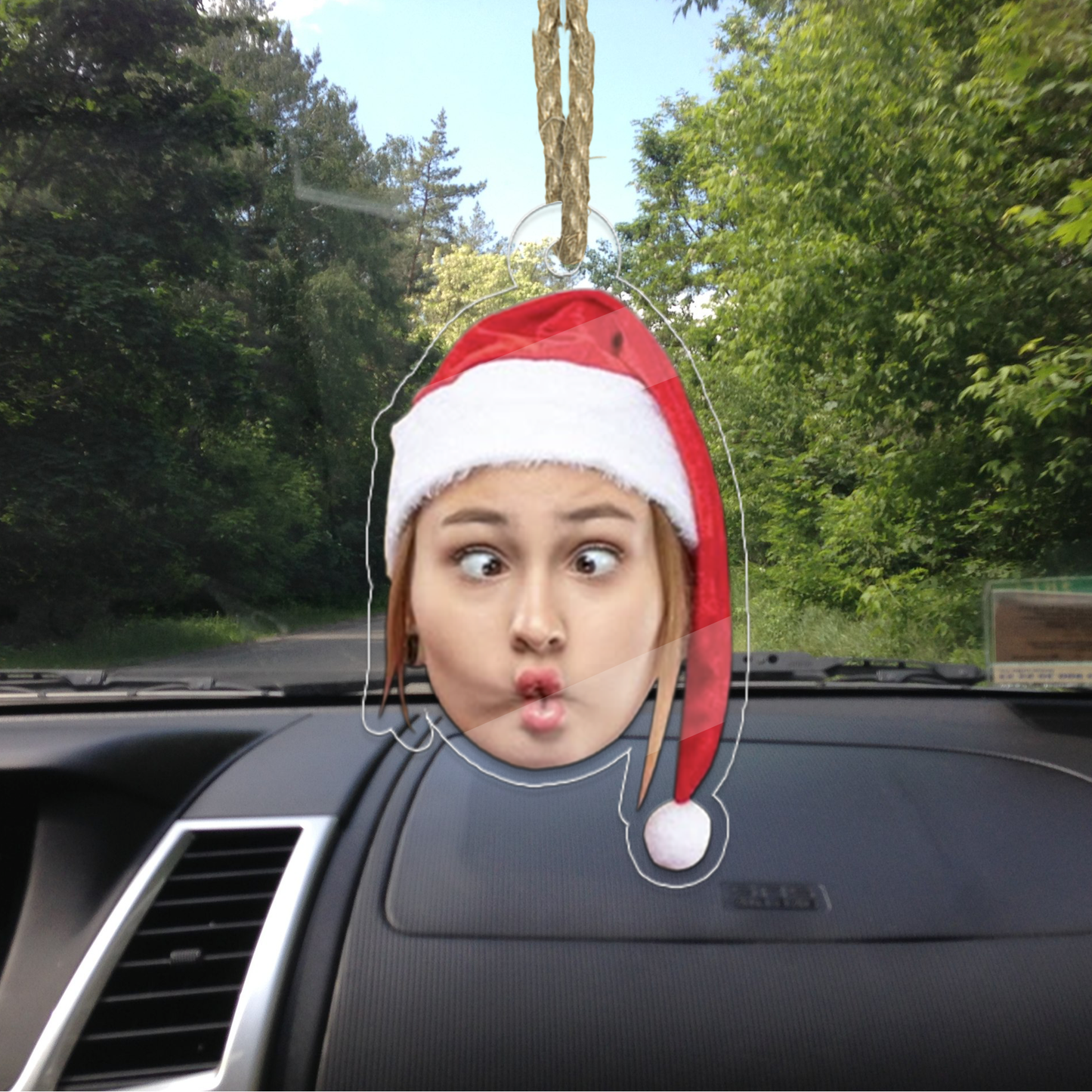 Custom Photo Face Ornament, Funny Christmas Ornament, Custom Face Picture Ornament, Christmas Tree Decor, Personalized Face Picture Ornament