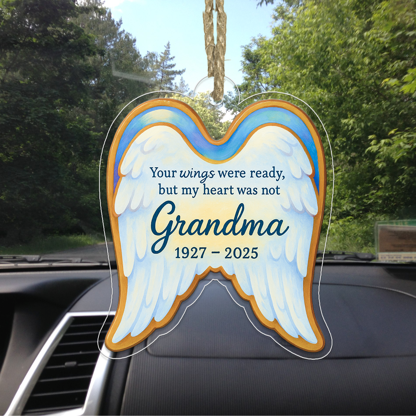 Personalized Memorial Angel Ornament