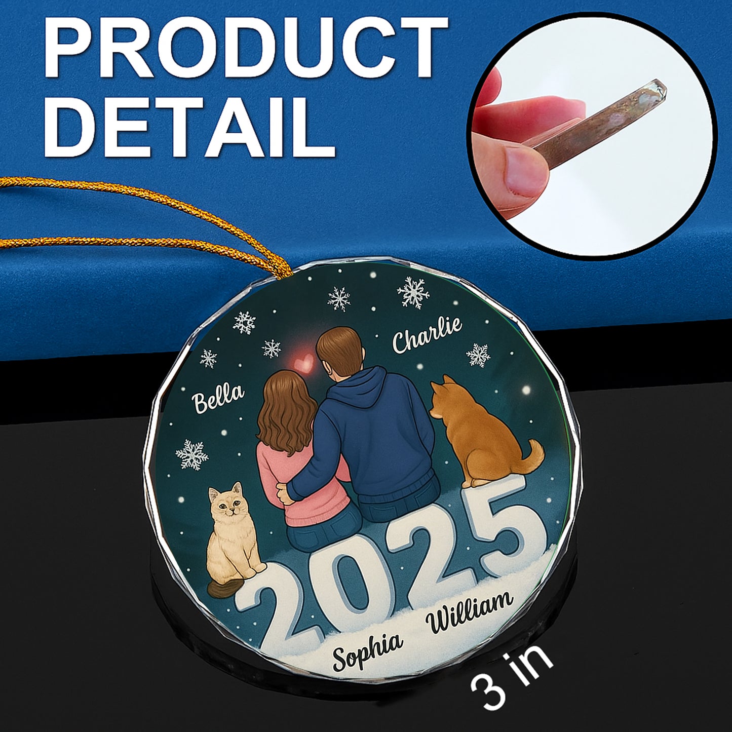 Christmas Couple Dog Cat