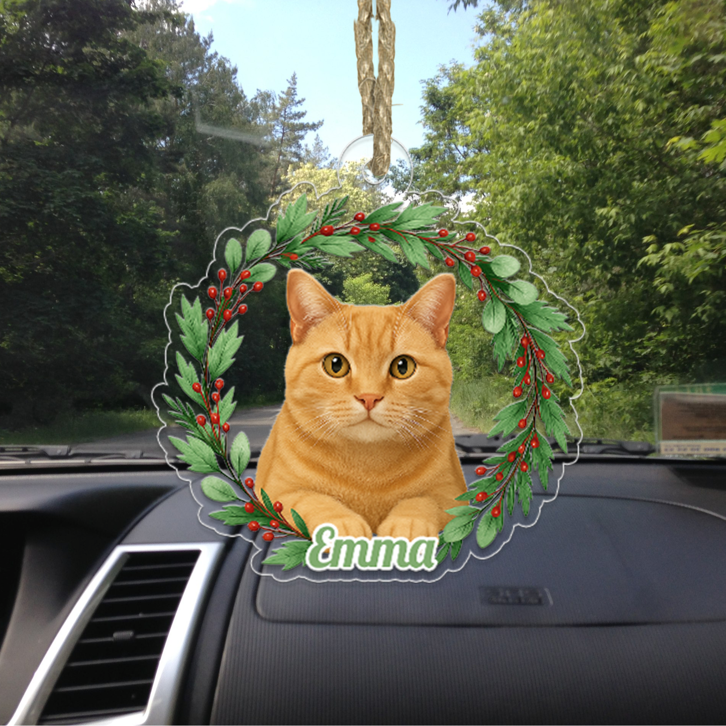 Custom Name Cat Xmas