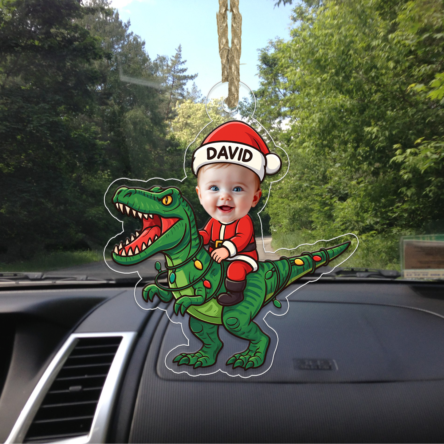 Custom Photo And Name Baby Dinosaur