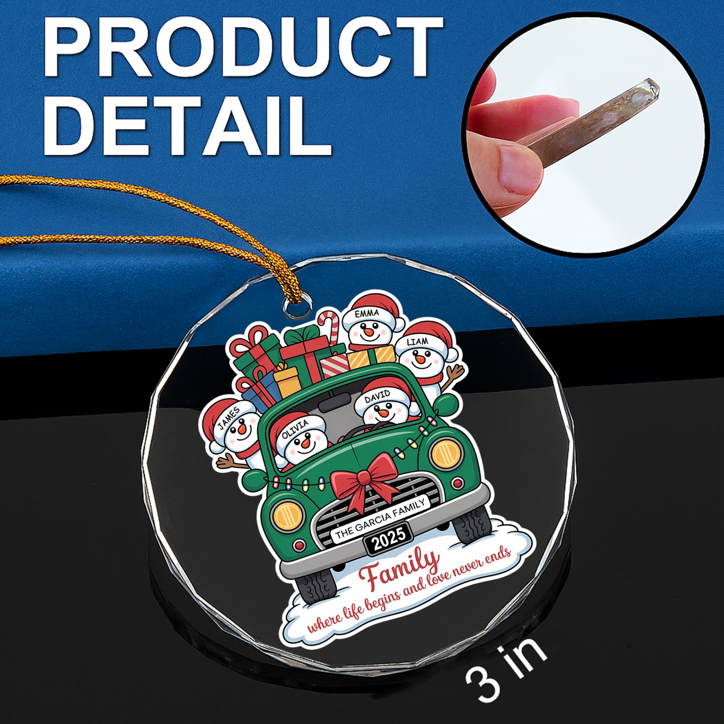 Custom Family Snowman