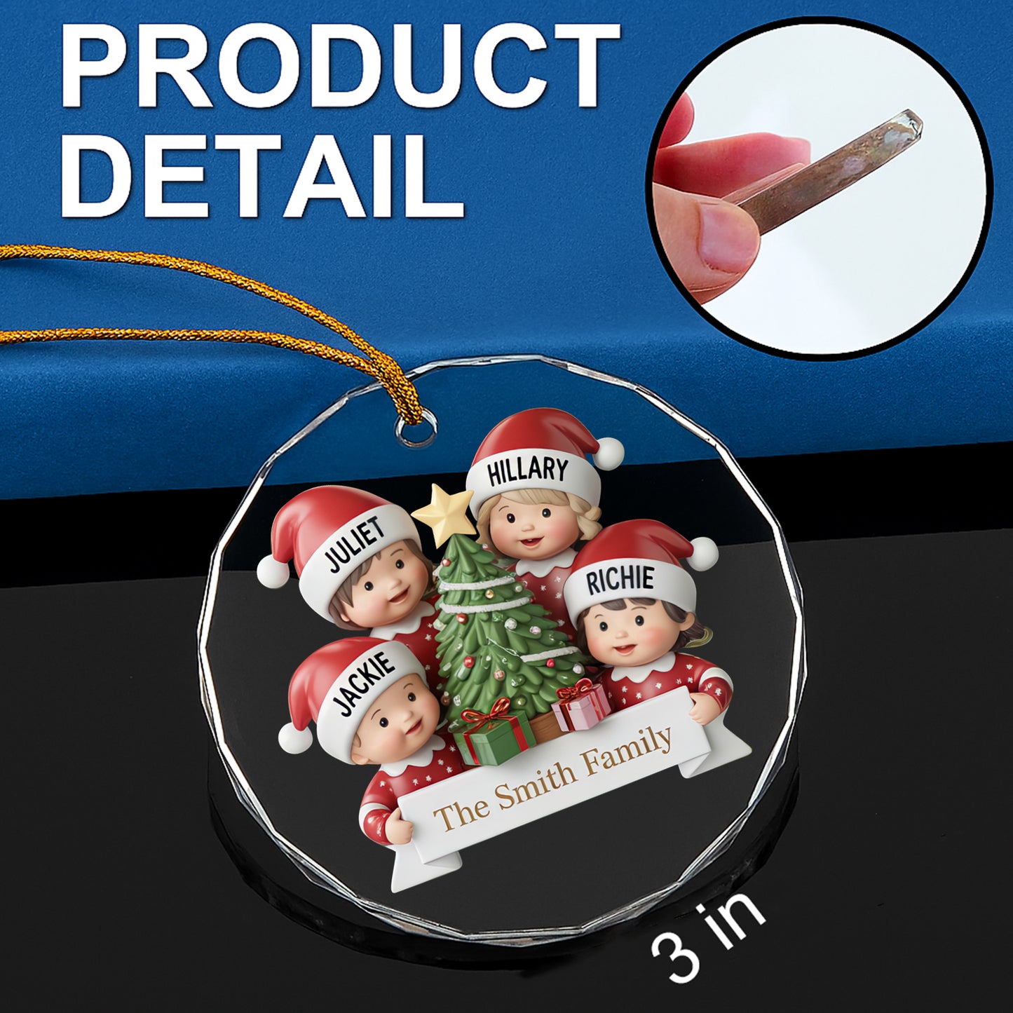 Personalize Christmas Family Ornament2