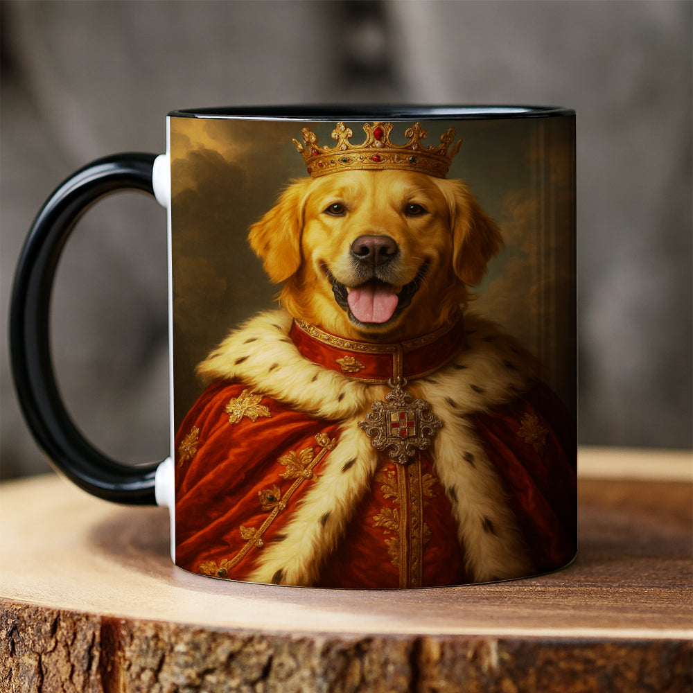 Custom Photo Dog Royal Pet King Portrait