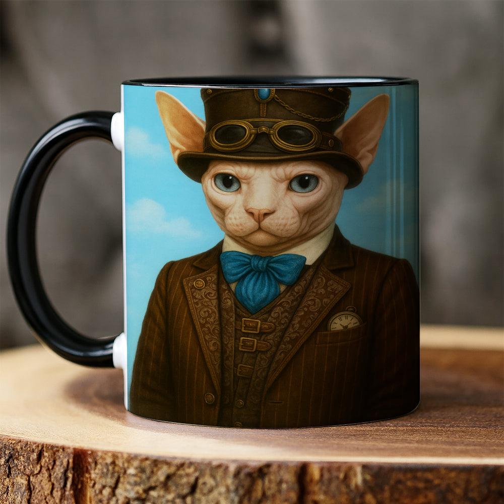Custom Photo Pilot Cat MugGift For Cat Lovers