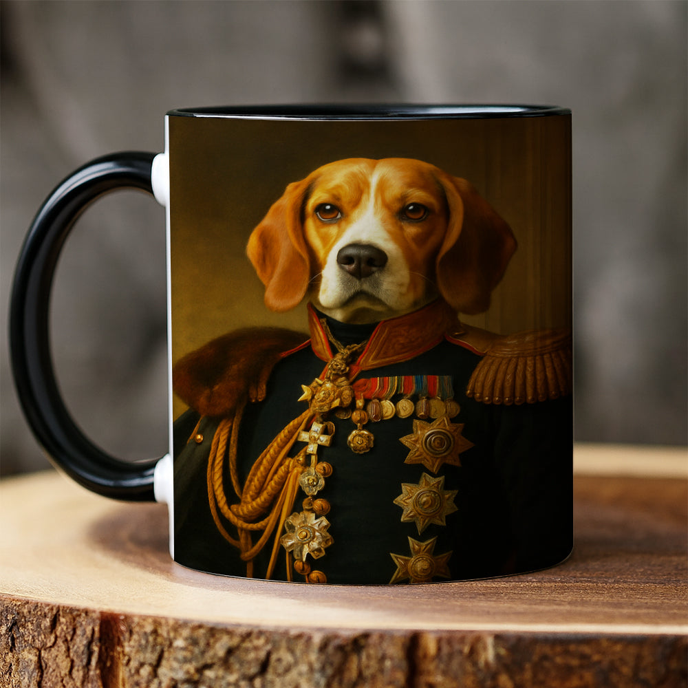 Custom Photo Dog Royal King Mug _ Gift For Dog Lovers