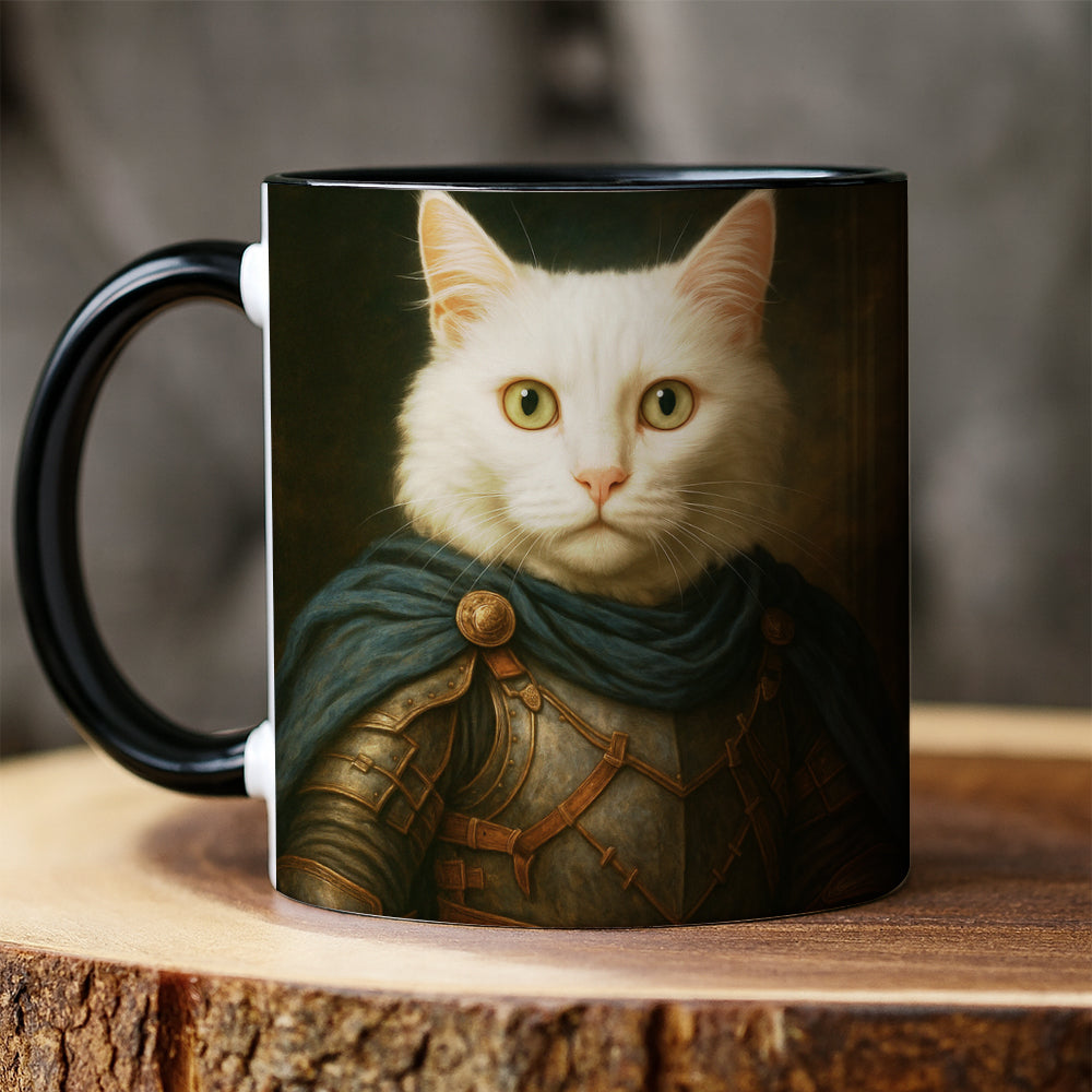 Custom Cat Photo Viking Mug _ Gift For Cat Lovers