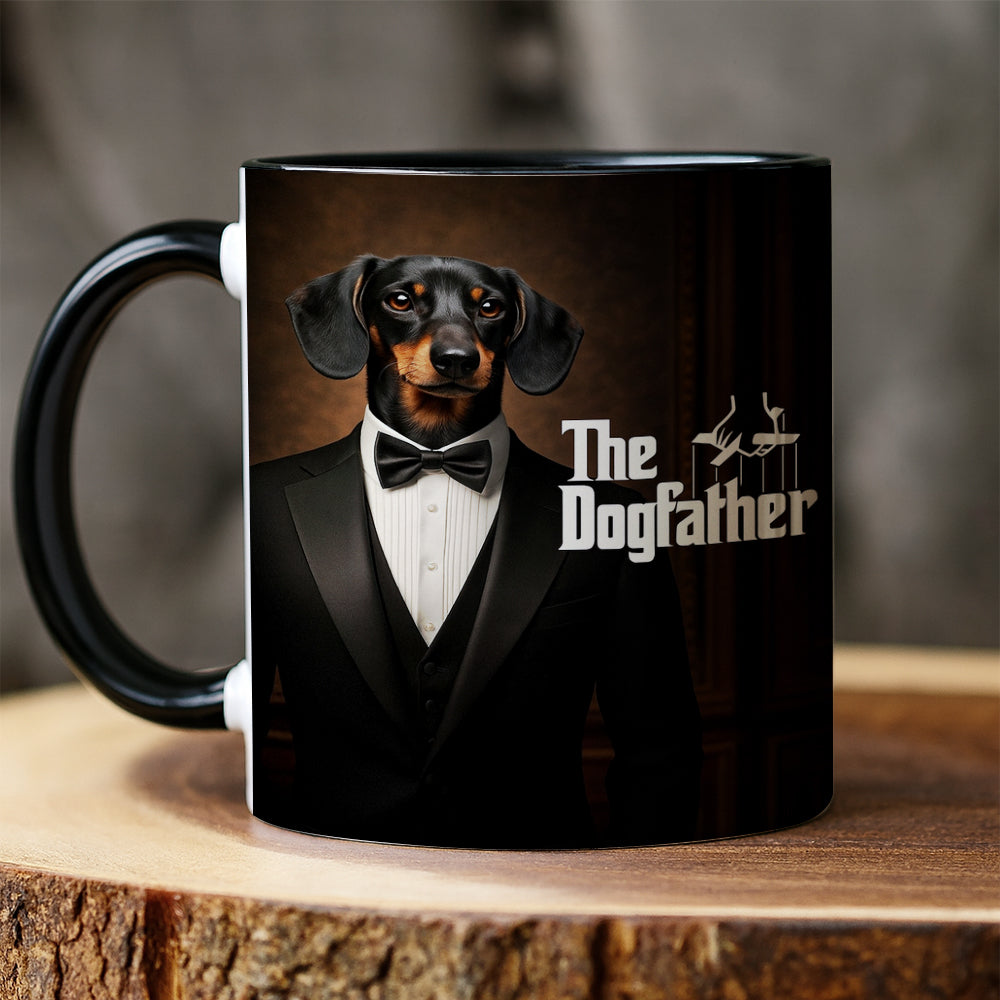 Custom Photo Dog Father Mug _ Gift For Dog Lovers