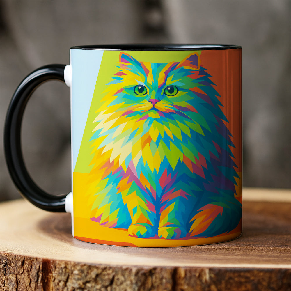 Custom Photo Pop Art MugGift For Cat Lovers