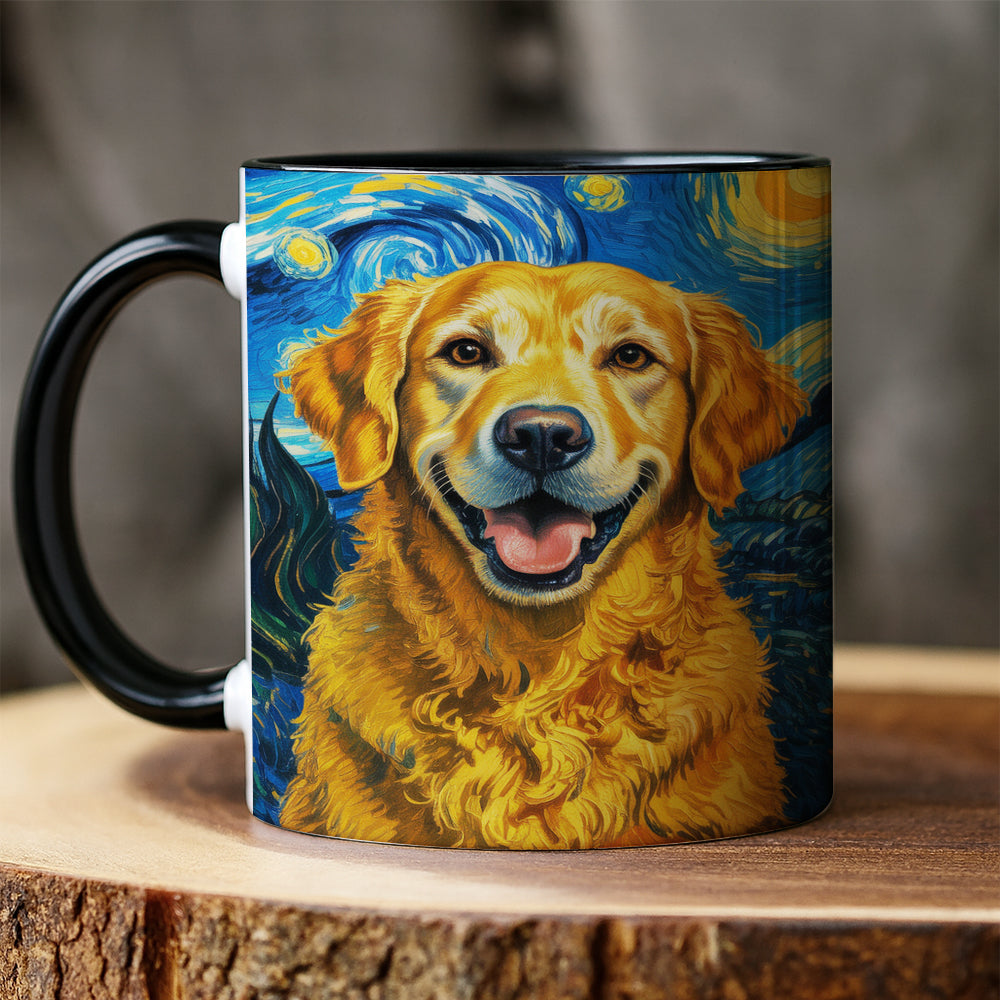 Custom Photo Dog Starry Night