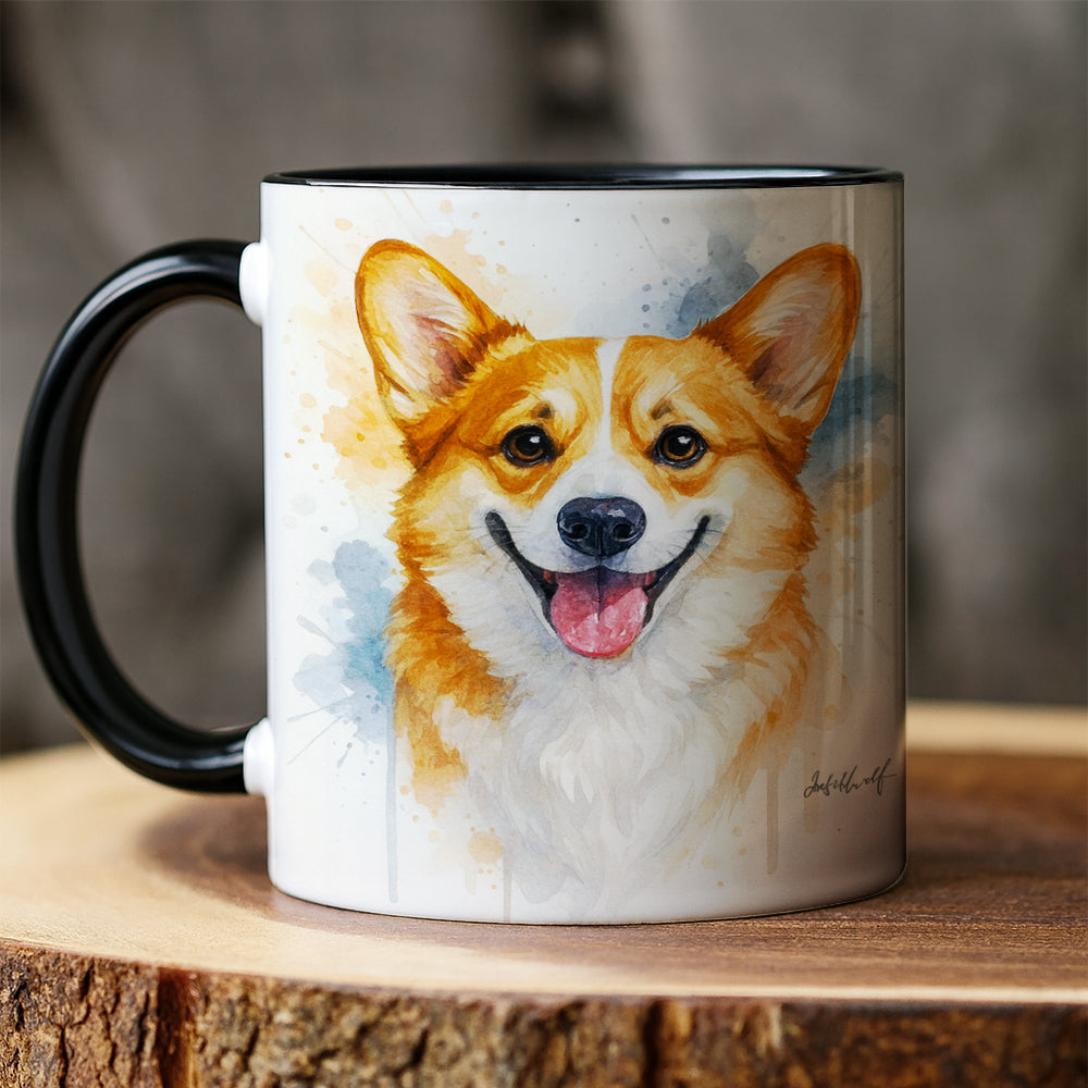 Custom Photo Dog Watercolor Artwork