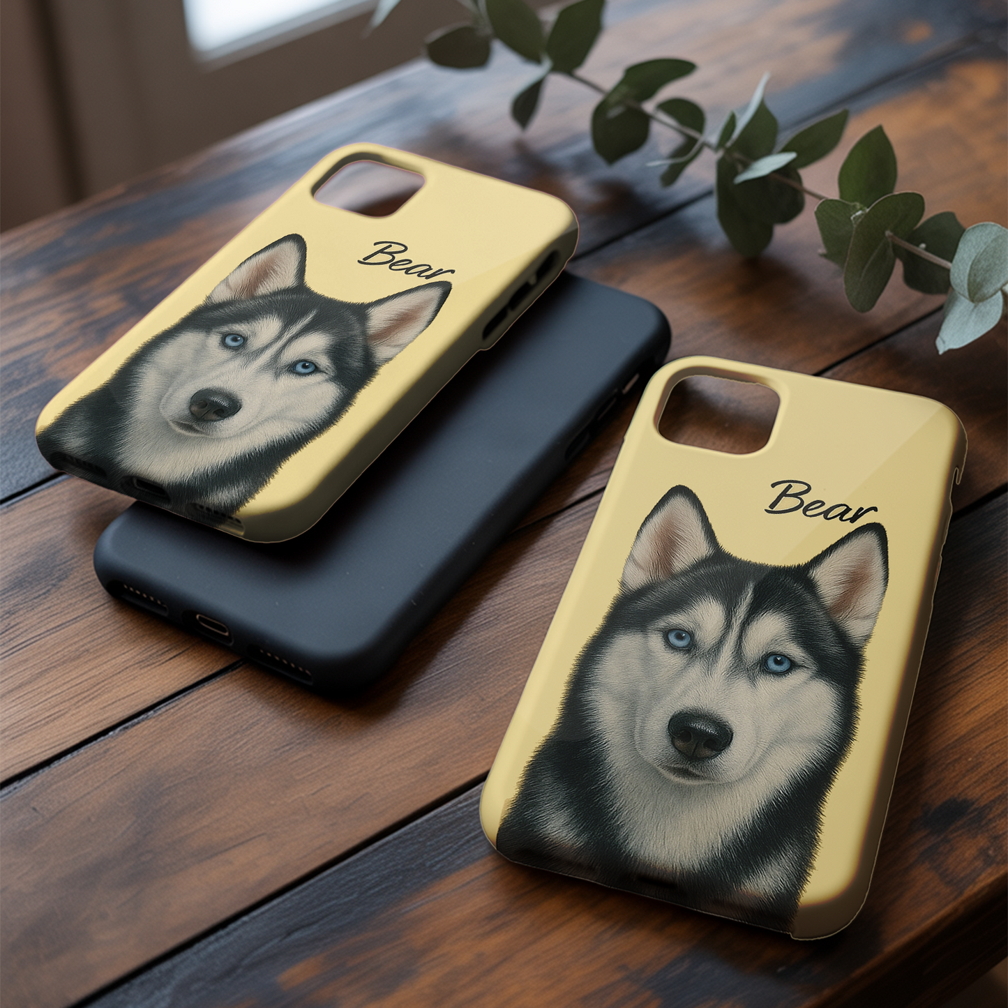 Custom Pet Lover Phone Case – Memorial Animal Design for Cat & Dog Owners THUC9909