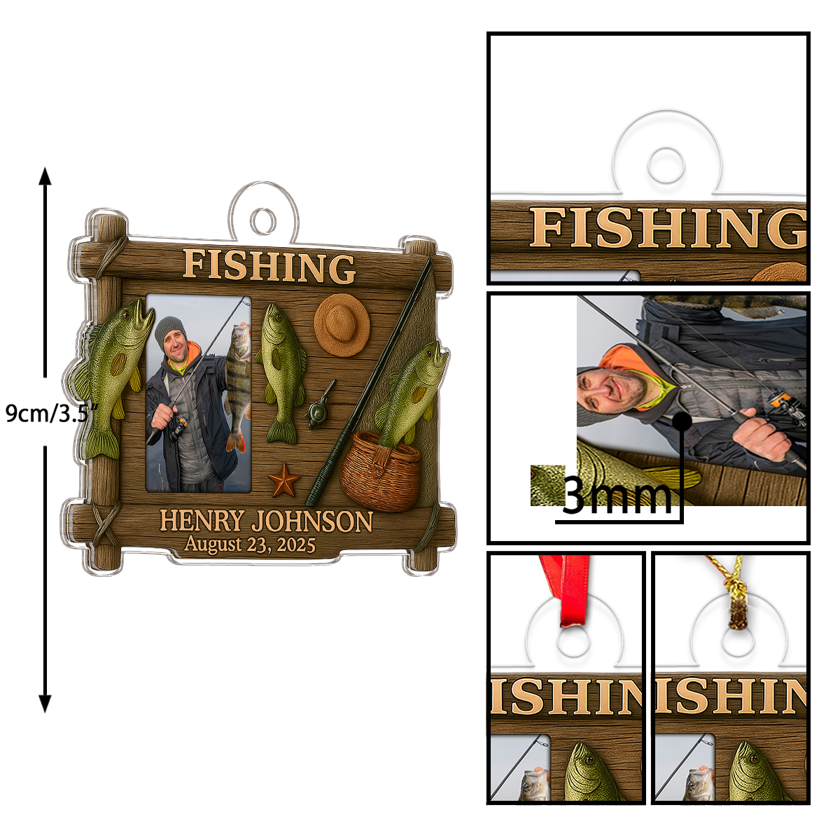Custom Photo Fishing For Dad, Husband