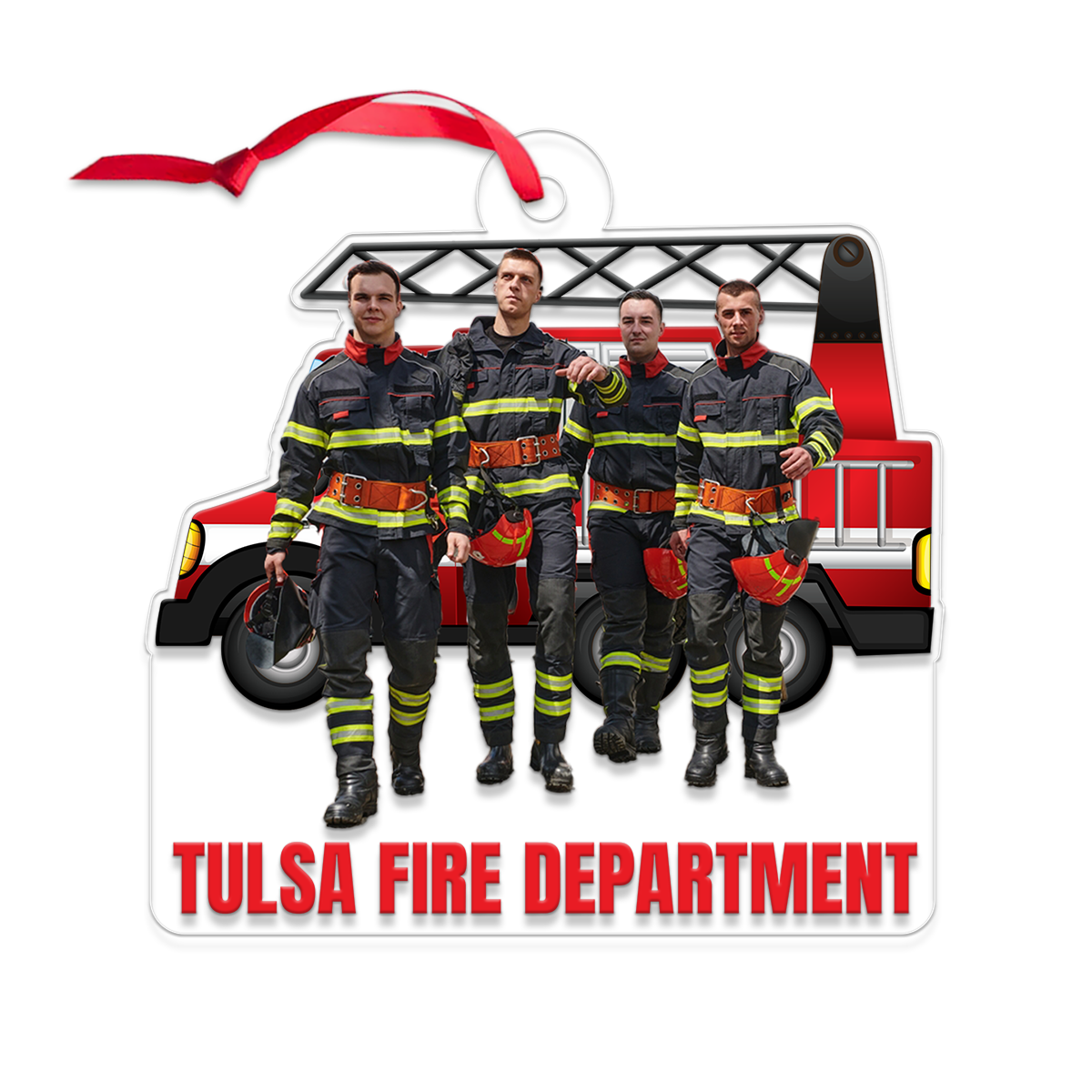 Custom Photo Firefighter Team