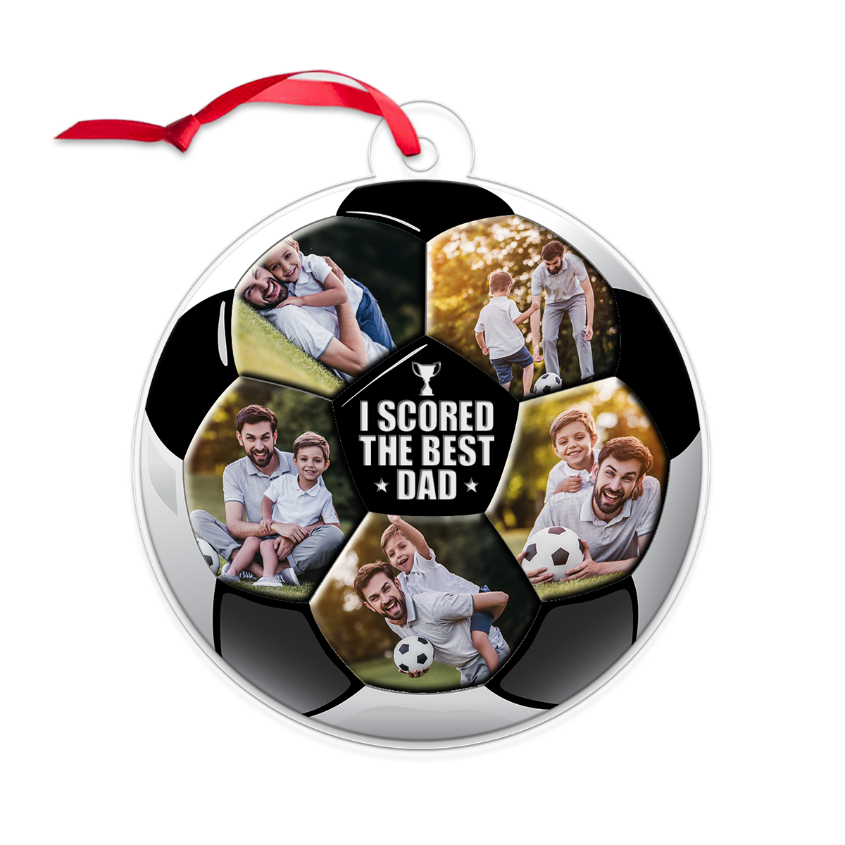 Custom Photo Soccer The Best Dad