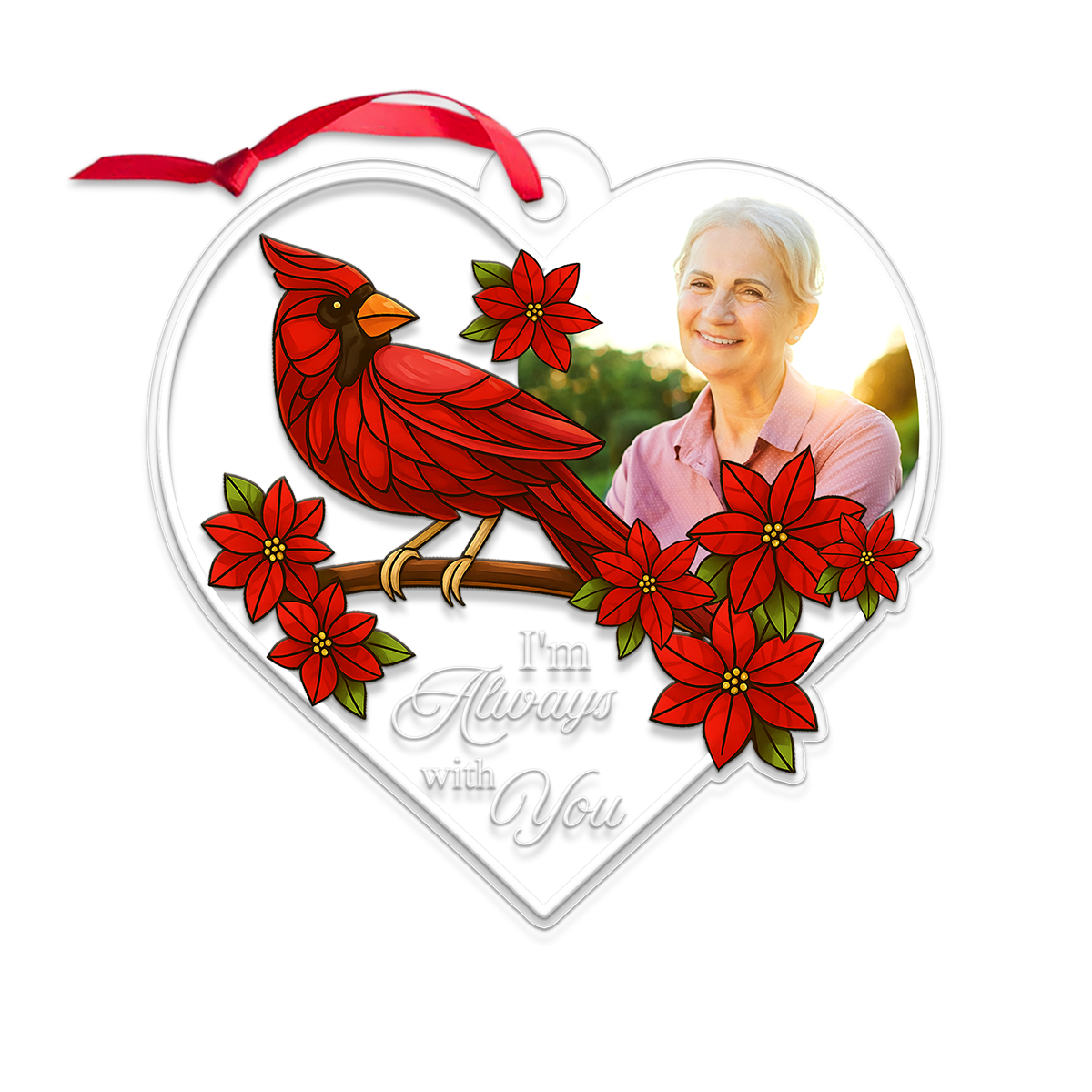 Custom Photo Grandma Cardinal