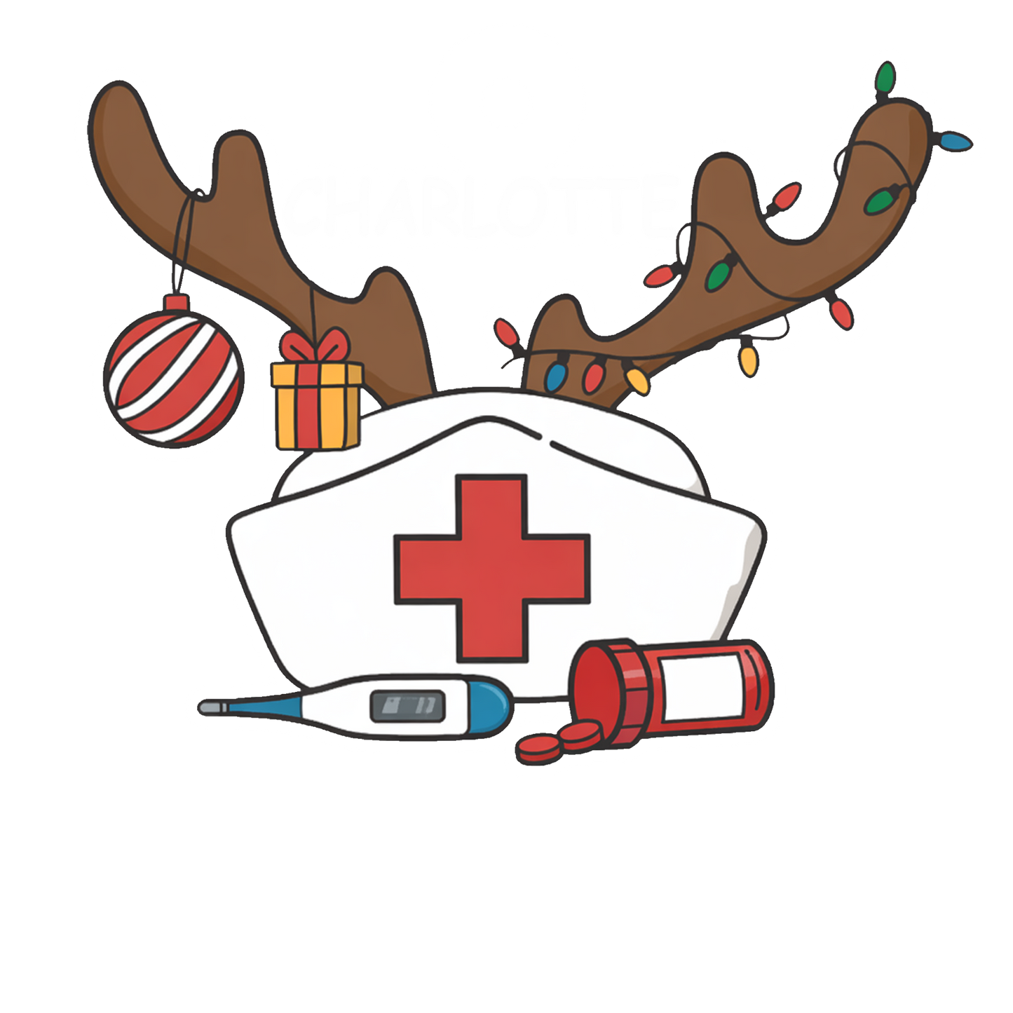 Personalized Nurse Christmas Ornament 2025