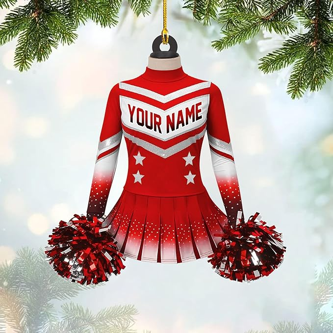 Custom Cheerleaders Style 11 Christmas Ornament