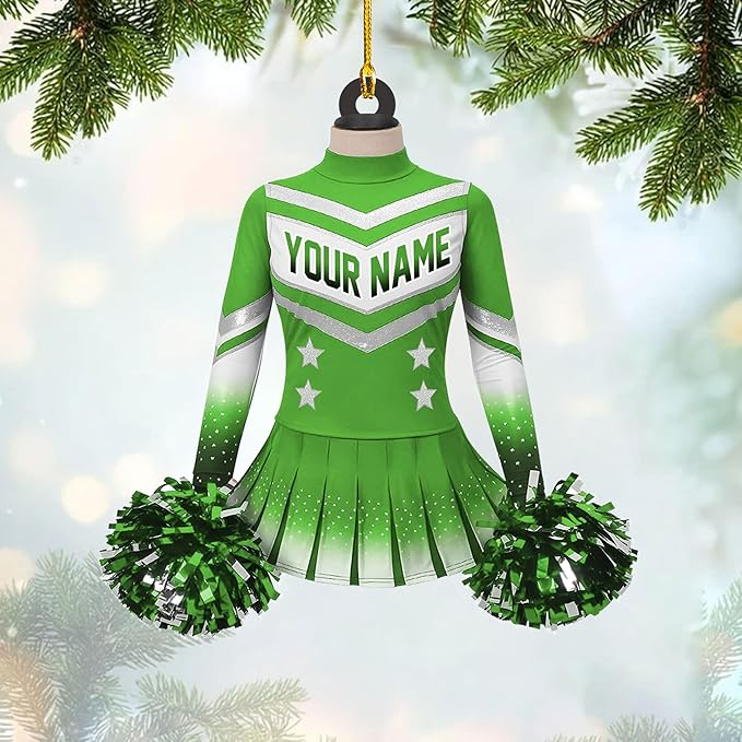 Custom Cheerleaders Style 11 Christmas Ornament