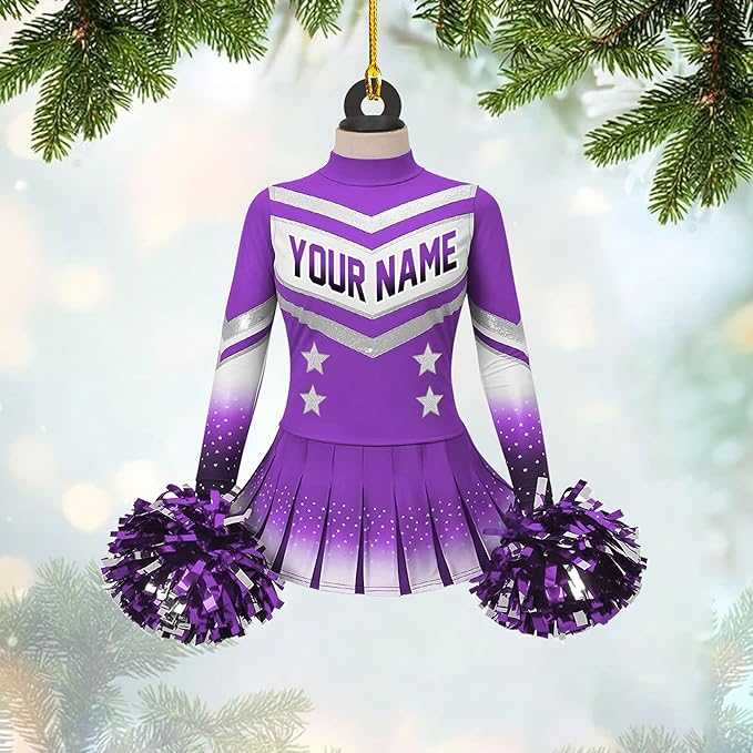 Custom Cheerleaders Style 11 Christmas Ornament