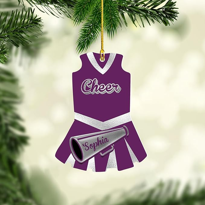 Custom Cheerleaders Style 10 Christmas Ornament