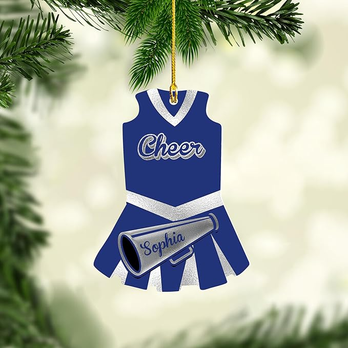 Custom Cheerleaders Style 10 Christmas Ornament