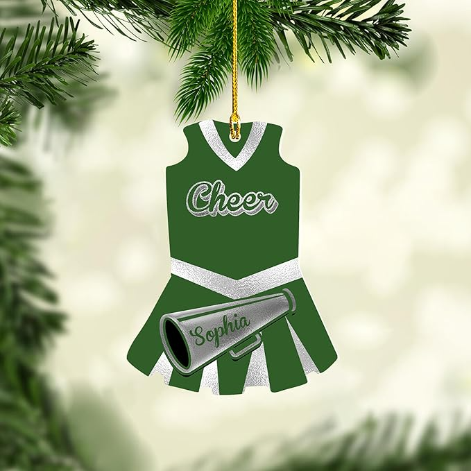Custom Cheerleaders Style 10 Christmas Ornament