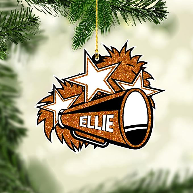 Custom Cheerleaders Style 05 Christmas Ornament