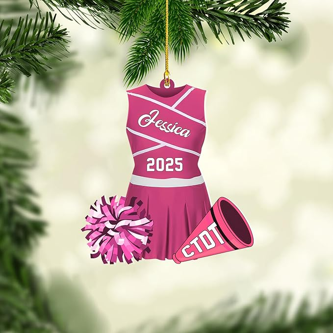 Custom Cheerleaders Style 09 Christmas Ornament