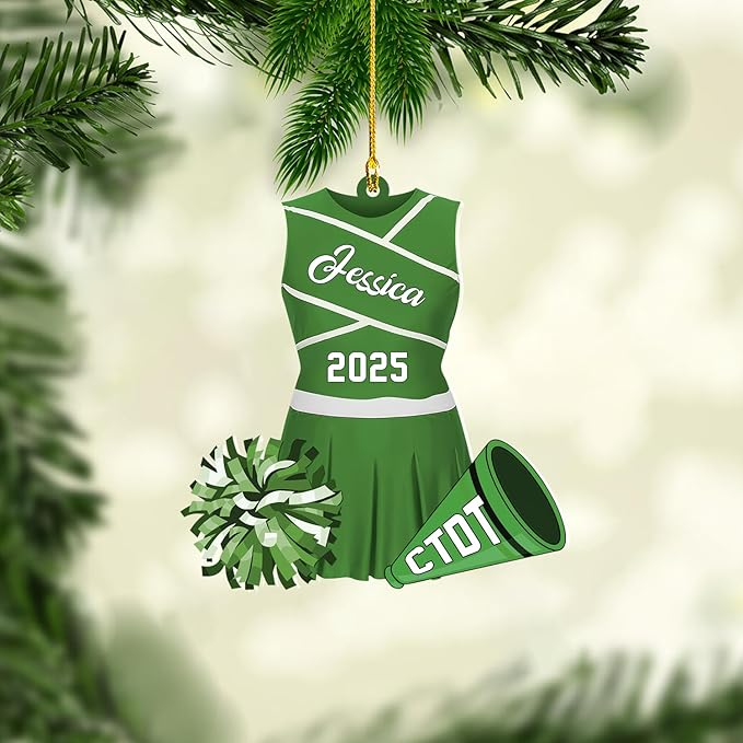 Custom Cheerleaders Style 09 Christmas Ornament