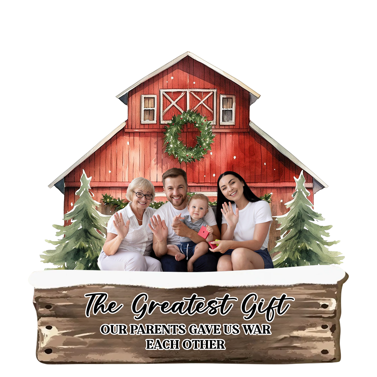 Custom Photo Family Farmer