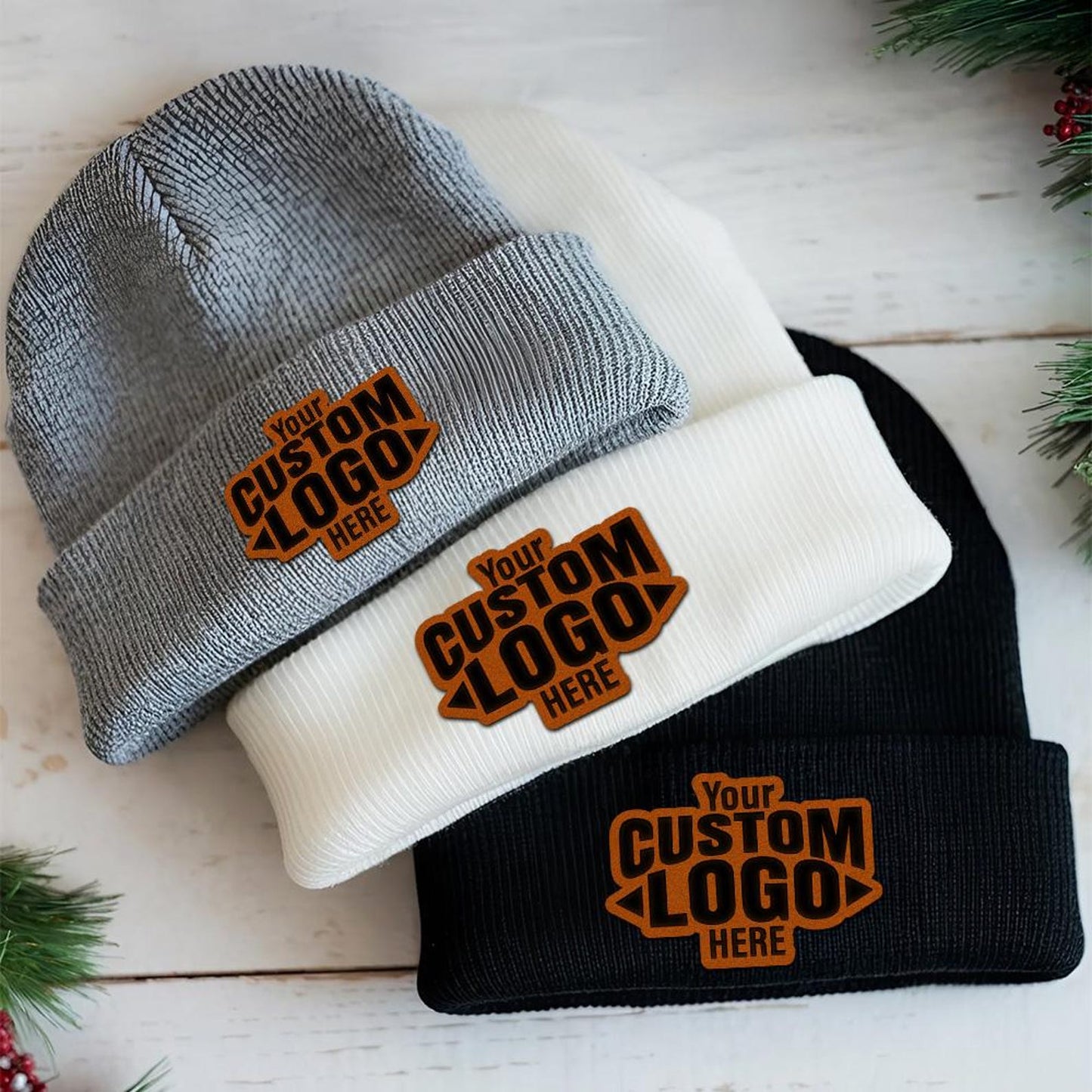 Your Logo Here Beanie Hat