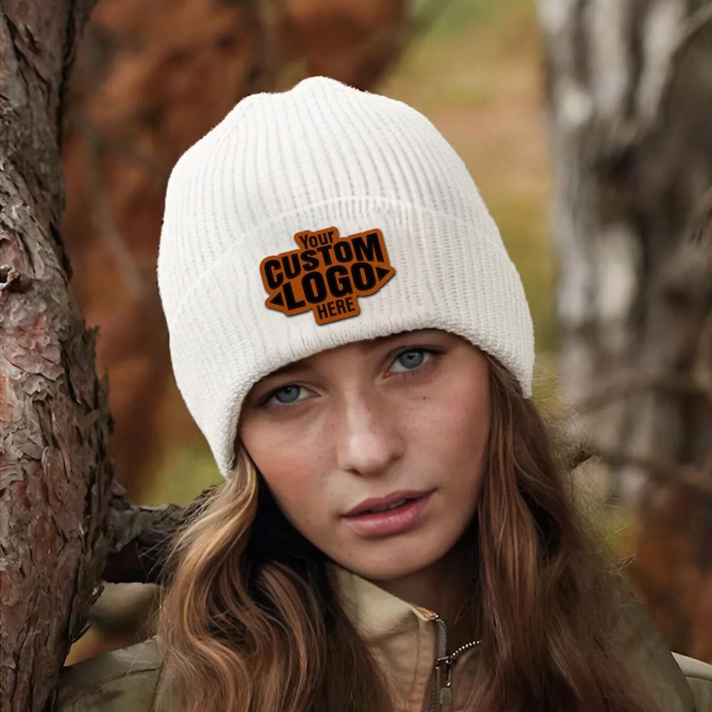 Your Logo Here Beanie Hat