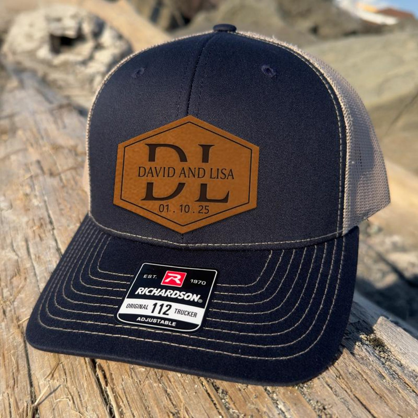 Personalized Wedding Richardson Hat | Groomsmen Gift | Custom Wedding Party Hat