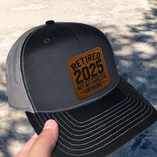 Funny Retirement Trucker Hat | Retired 2025 Not My Problem Anymore | Retirement Gifts
