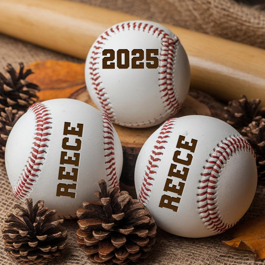 Custom Baseball With Name And Year | Baseball Gift | Personalized Hard Ball Game Gaseball | Personalized Team Ball