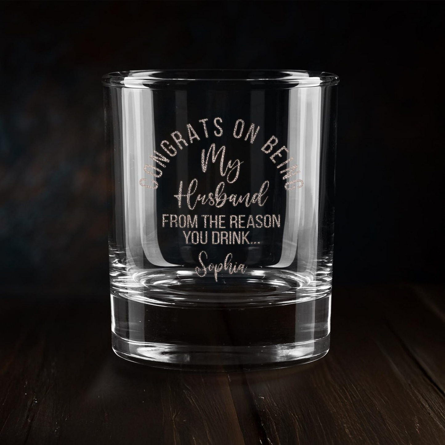 Custom Funny Gift for Husband Engraved Wine Glass | Gifts for Husband