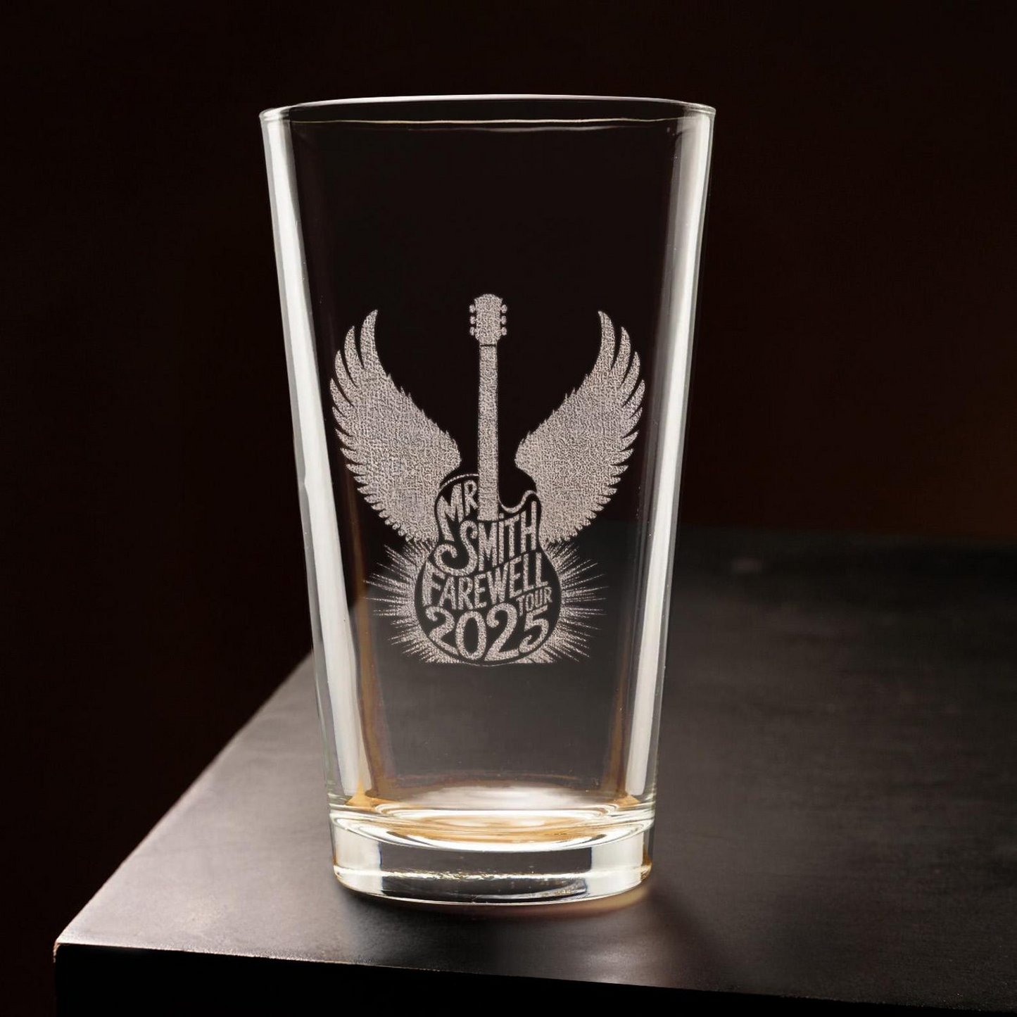 Personalized Retirement Tour 2025 Pint Glass | Engraved Beer Glass | Funny Retirement Gift