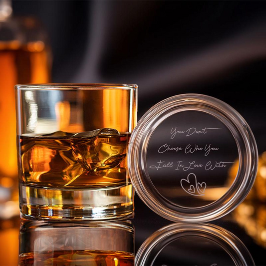 Custom Quotes Engraved Whiskey Glass | Funny Gift Idea | Gift For Anniversary