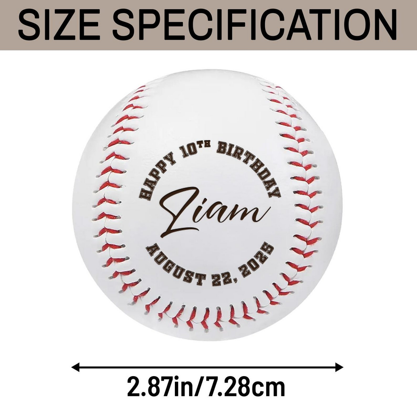 Baseball Monogrammed Personalized Keepsake Baseball Birthday | Birthday Gifts | Anniversary Gifts