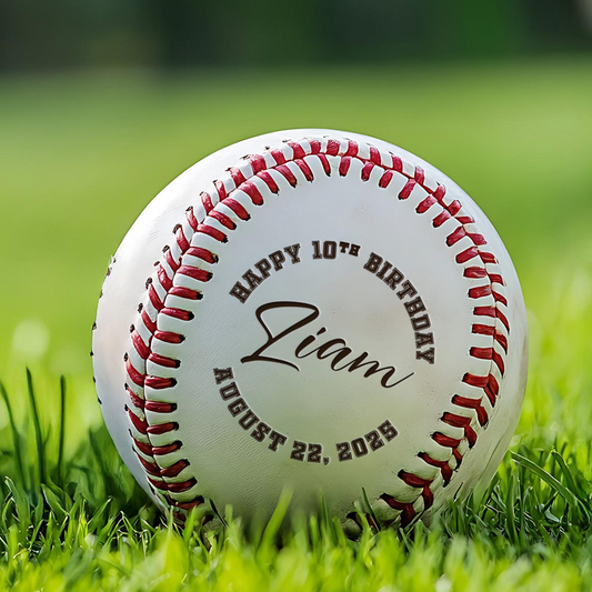 Baseball Monogrammed Personalized Keepsake Baseball Birthday | Birthday Gifts | Anniversary Gifts