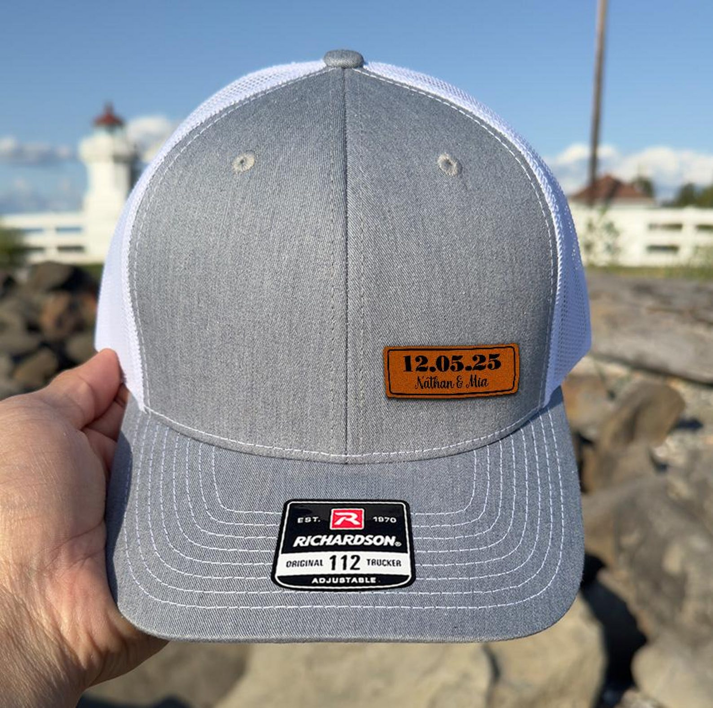 Personalized Wedding Richardson Hat | Groomsman Hats | Custom Name & Date Wedding Party Hats