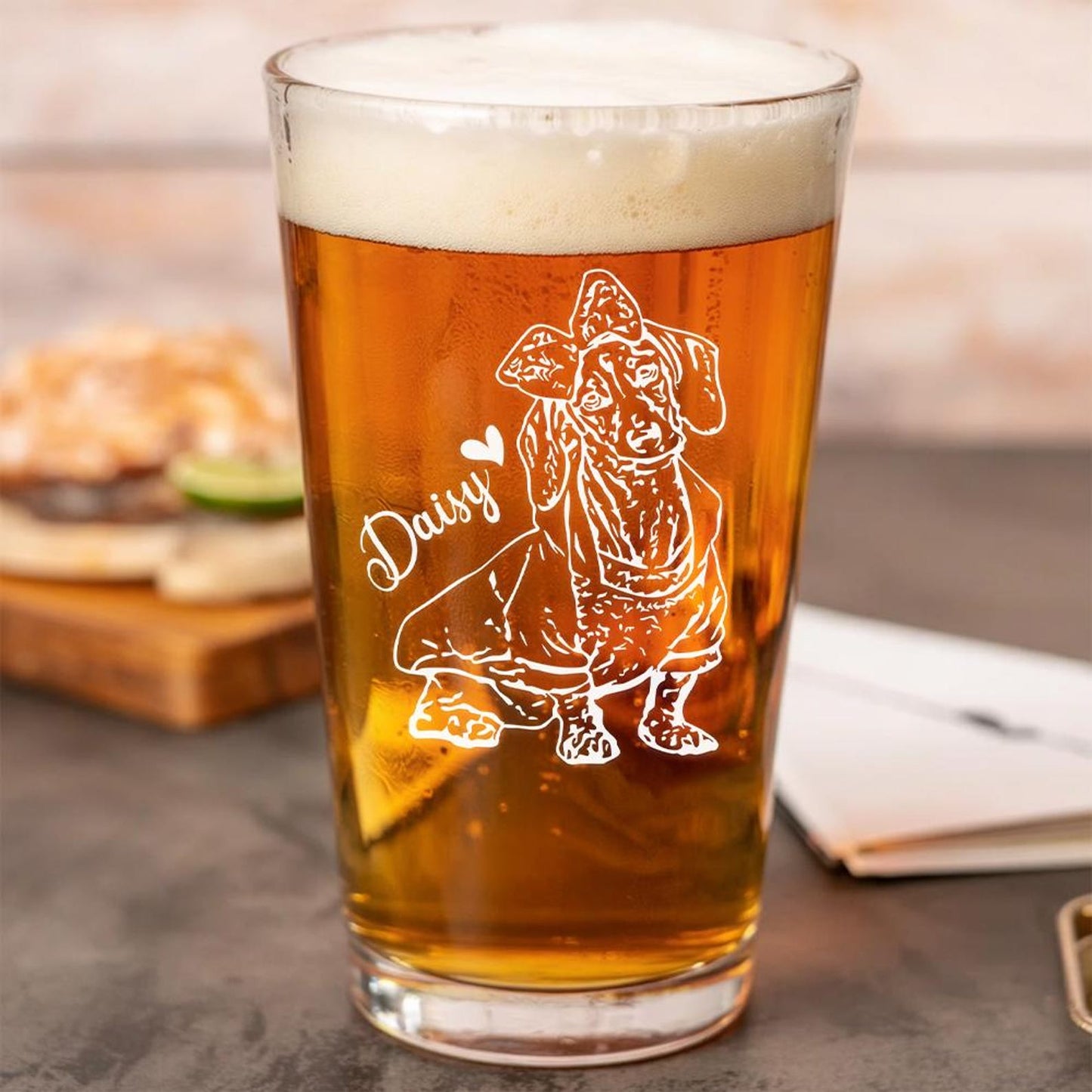 Custom Photo Dog Beer Glasses Using Pet Photo + Name Custom Pet Pint Glasses Personalized Dog Beer Glass Custom Pet Glass Custom Dog Mug