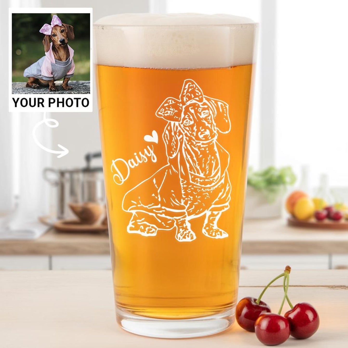 Custom Photo Dog Beer Glasses Using Pet Photo + Name Custom Pet Pint Glasses Personalized Dog Beer Glass Custom Pet Glass Custom Dog Mug